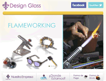 Tablet Screenshot of design-glass.com.ar
